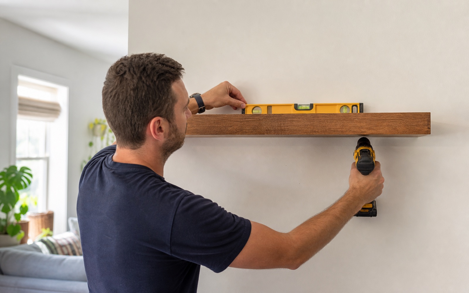 Hanging Shelves & Mounting a TV: Doing It Safely